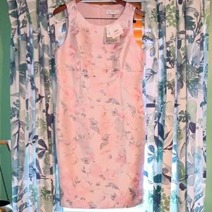 Kasper Pink Floral Dress